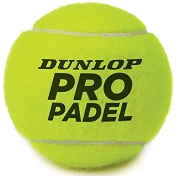 М'яч Dunlop Pro Padel 3 x 3 банки 9 куль