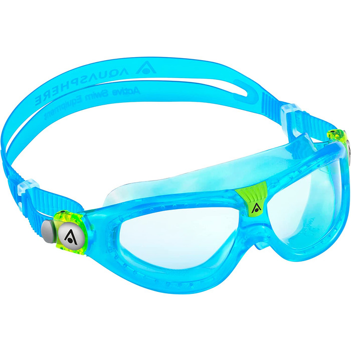 Дитячий комплект для підводного плавання з аквалангом, спортивний комплект для підводного плавання, один розмір, синій комплект з плавальними окулярами, прозорі лінзи Aqua