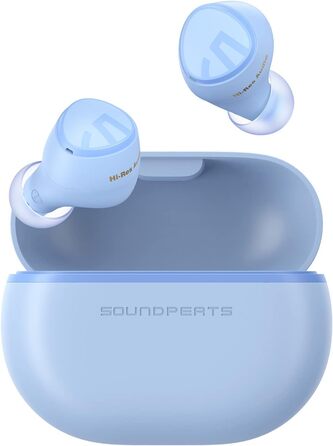 Навушники SoundPEATS Mini HS Bluetooth 5.3, аудіо високої роздільної здатності, LDAC, AI-мікрофон, 36 год, фіолетовий