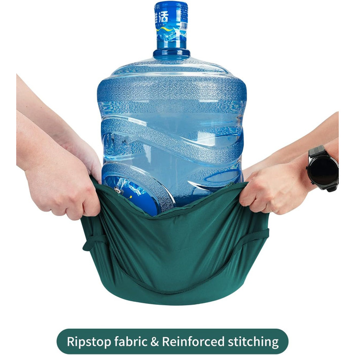 Набір компресійних органайзерів для подорожей ECOHUB, 5 предметів, для валізи та рюкзака, темно-зелений