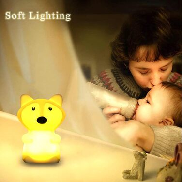 Нічник Baby Dimmable з дистанційним керуванням/сенсорним керуванням, портативний, силіконовий