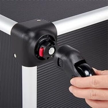 Косметичка-органайзер Yaheetech 4 в 1: велика, для косметики, прикрас, макіяжу, перукарів, ручна клада, чорна