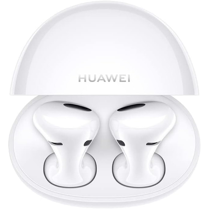 Навушники HUAWEI FreeBuds 5, висока роздільна здатність, відкритий дизайн, акумулятор 30 год, IPX4, керамічний білий