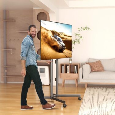 Підставка для телевізора XINLEI ML70A з колесами, 32-75 дюймів, до 40 кг, VESA 600x400