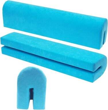 Захист для ліжечка дитячого бортик-подушка від випадання (120 см, блакитний)