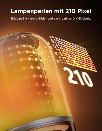 Govee LED лампа з колонкою JBL, Matter-сумісна, акумуляторна, 16 музичних режимів та 100+ сцен
