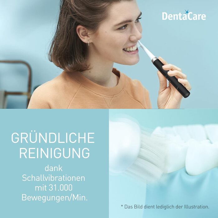 Звукова зубна щітка Panasonic EW-DM81-K503: електрична, з двома насадками, чорна