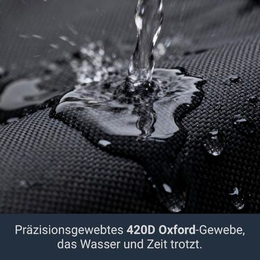 Накладна захисна покривала для садово-патіо меблів Awnic 150x120x71 см, важка, 420D Oxford, водонепроникна, анти-UV, стійка до розривів
