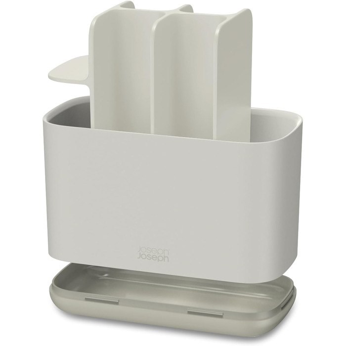 Тримач зубної щітки Пластиковий нековзний нижній тримач зубної щітки для стільниці раковини у ванній кімнаті, (кедді, великий, бежевий)