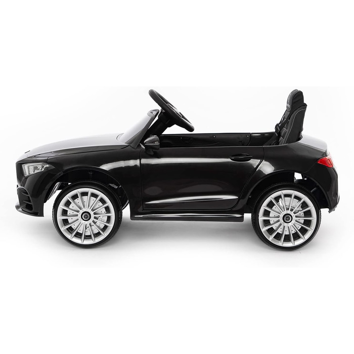 Дитячий електромобіль Mercedes CLS 350 AMG Babycar, 12V, ліцензія, шкіряне сидіння, MP3, пульт, чорний