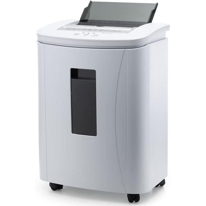 Шредер для паперу iOCHOW з автоматичним подаванням: знищення 150 аркушів, мікроріз, рівень безпеки P-4, тихий професійний шредер, час роботи 30 хвилин, з висувним контейнером 25 л