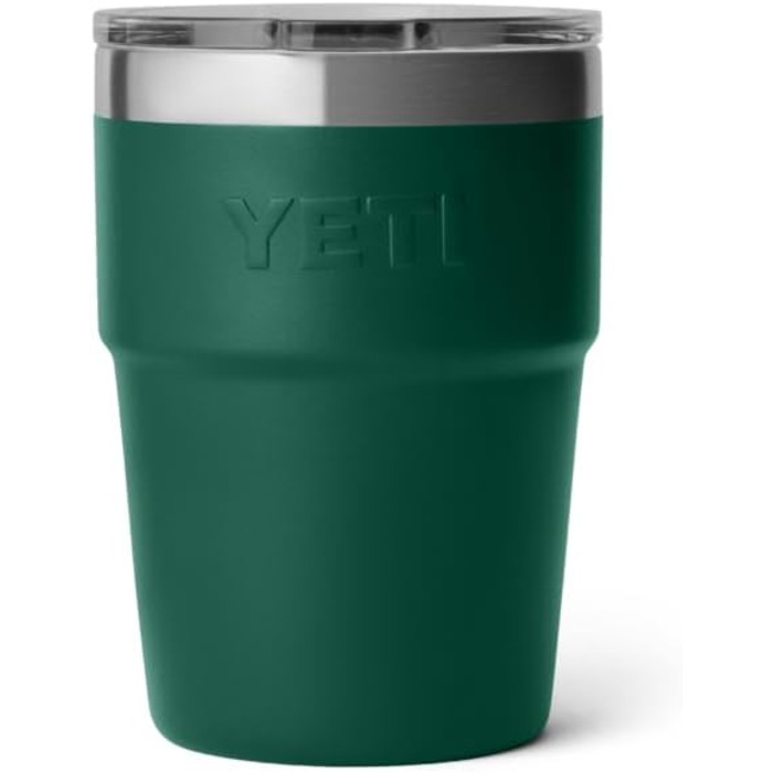 Термос YETI Rambler 473 мл з кришкою MagSlider, колір Black Forest Green