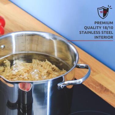 Набір каструль Lagostina Smart Set (9 шт.), нержавіюча сталь, сріблястий, 22 см