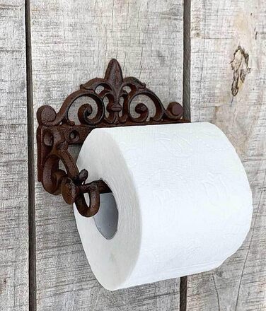 Тримач для туалетного рушника lily nostalgia чавунний тримач для туалетного рушника в античному стилі коричневий