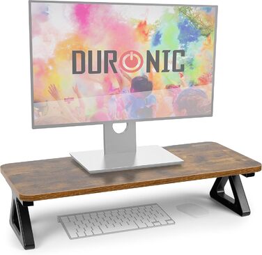 Підставка для монітора Duronic DM06-1 AO 62x30см До 10 кг Висота 15 см Ергономічне кріплення для столу