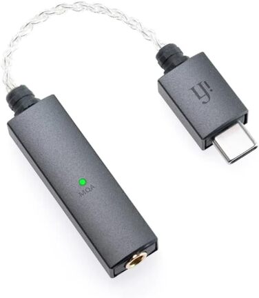 iFi GO link - ЦАП і підсилювач - Адаптер USB-C на 3,5 мм - Покращує звук будь-якого пристрою - Покращення динамічного діапазону - Гнучкий кабель - Підтримує високу роздільну здатність 32-біт/384 кГц/DSD256/MQA