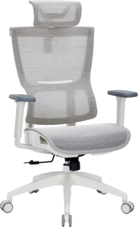 Крісло офісне OfficePro Elegant OC660-W-LG-LG