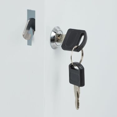 Медична шафа Relaxdays XXL білого кольору