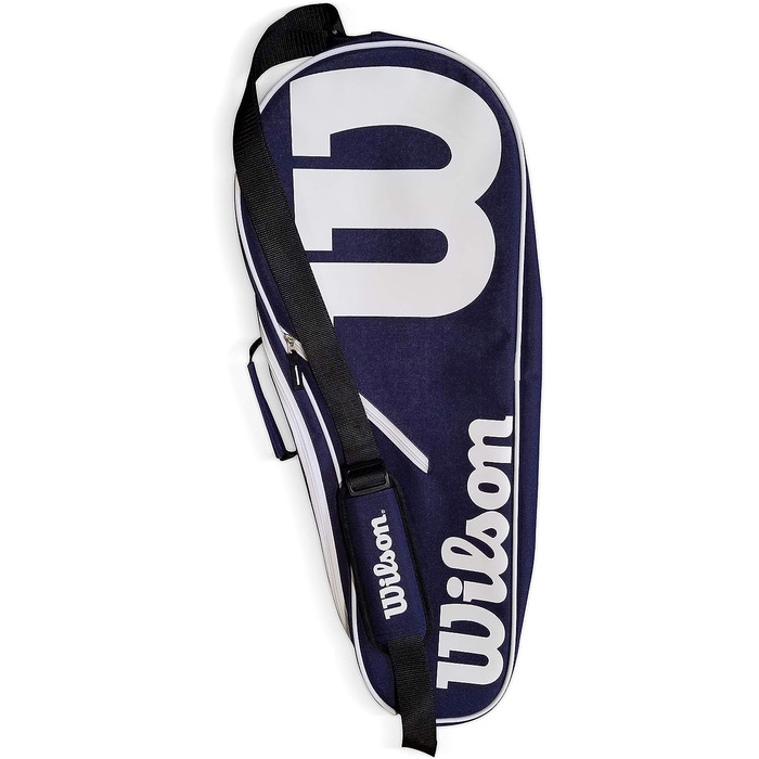 Тенісна сумка Wilson Advantage серії (ексклюзивні кольори обмеженим тиражем) темно-синя / біла сумка для 2 ракеток