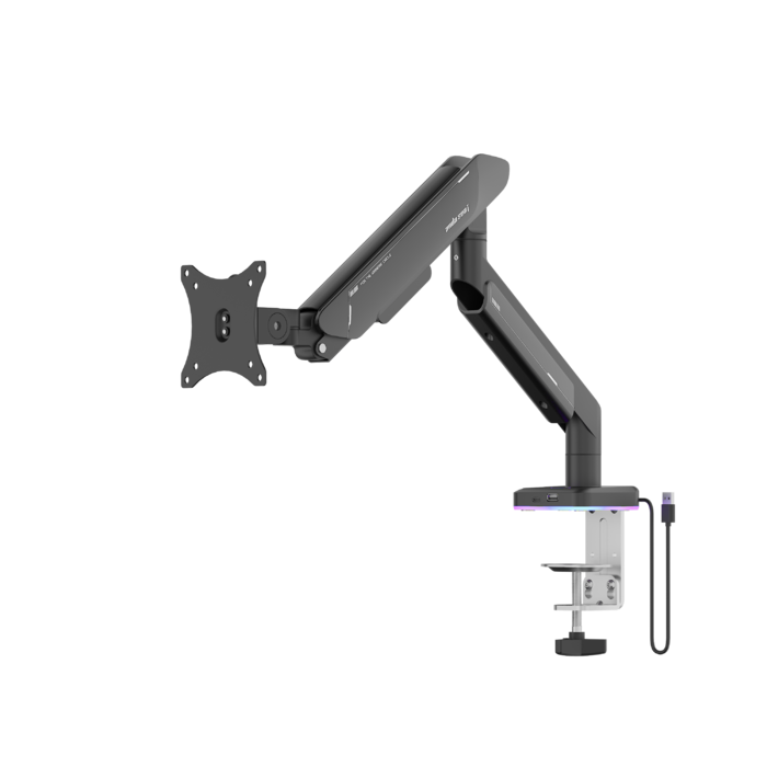 Настільне кріплення для монітора Anda Seat Stealth Pro II RGB 17’’-42’’ Black