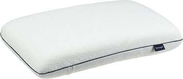 Оригінальна ортопедична подушка для підтримки шиї Technogel нового покоління Deluxe антибактеріальна, гелева подушка HWS для сплячих на спині і на боці, в тому числі. Наволочка