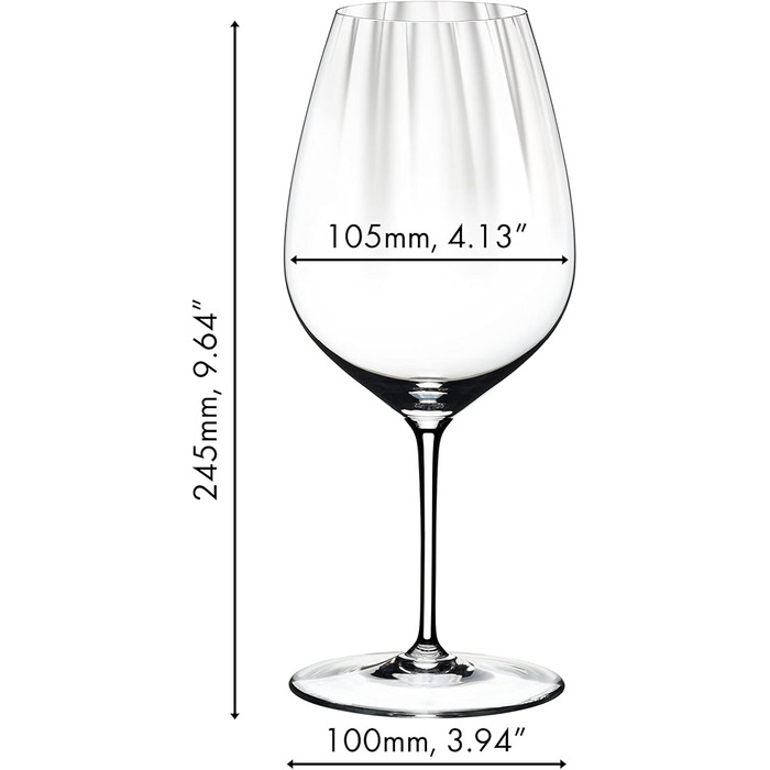 Набір келихів Riedel Performance Syrah (2 шт.), кришталеве скло, преміум-якість, для дегустації