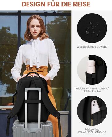 Рюкзак для ручної поклажі LOVEVOOK 40L, для ноутбука 17