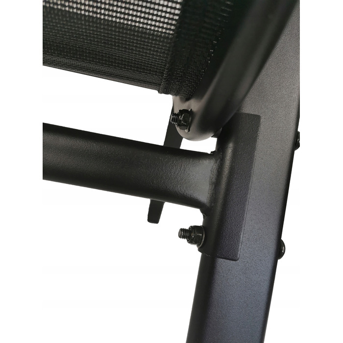 Набір садових стільців Kontrast, метал, чорний, 4 шт.