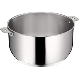 Каструля Lagostina Salvaspazio з нержавіючої сталі 18/10, діаметр 24 см, для всіх типів плит та духовок до 250°C, складна, з тришарим дном Lagotherm