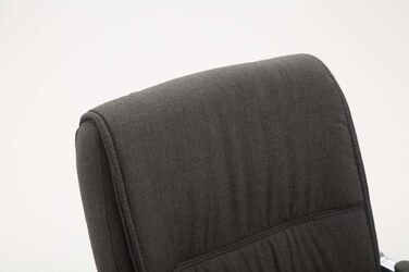 Крісло конференції Anubis XXL темно-сіре з м'яким сидінням та металевим каркасом