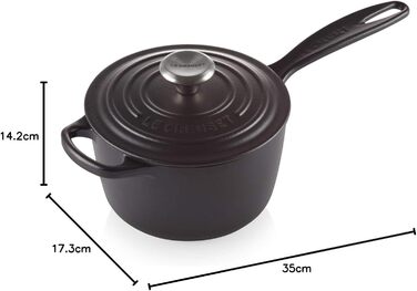 Каструля з нержавіючої сталі Le Creuset Signature, 1.8 л, для всіх плит (індукція), з чавуну, 21181180902430