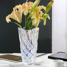 Скляна ваза для квітів Heyyou, сучасна мінімалістична ваза, Скандинавська скляна квіткова композиція ручної роботи, гідропонічна прикраса для домашнього обіднього столу, подарунка на весілля, новосілля, (стиль B-барвистий)