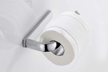Відкритий латунний рушникосушка для ванної кімнати настінний рушникосушка світло-сріблястий хромований (тримач для туалетного рушника)