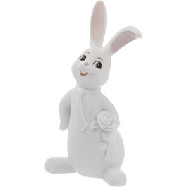Статуетка кролика Гебель Я чекаю на тебе, виготовлена з порцеляни, розміри 9 х 6,5 х 16 см, 66-845-18-1