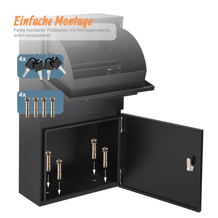 Металева пожежна скринька Relaxdays