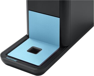 Кавомашина Tchibo Qbo ICONIC Pantone™ Premium з 16 капсулами для еспресо, кави та кави Grande, компактний інноваційний дизайн, колір Sky Blue + 16 капсул