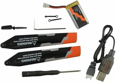 Радіокерований вертоліт Amewi AFX4 Single-Rotor 4-канальний 2.4GHz RTF, чорно-помаранчевий