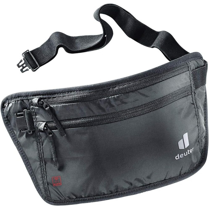 Пояс для грошей deuter Security Money Belt II RFID блок Fanny Pack One size Black