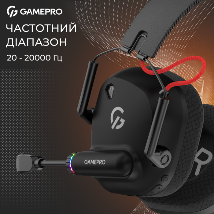 Бездротова ігрова гарнітура Gamepro Genesis Mercury Pro (HSW120B) 3-Mode