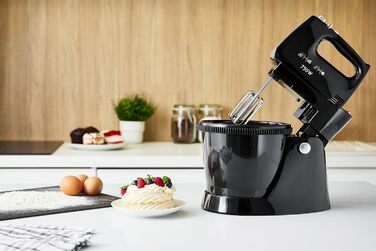 Кухонний комбайн MPM MMR-16Z з обертовою чашею 3,4 л, BPA free, 5 швидкостей + Turbo, міцні гачки та шнек з нержавіючої сталі, білий, 750W.