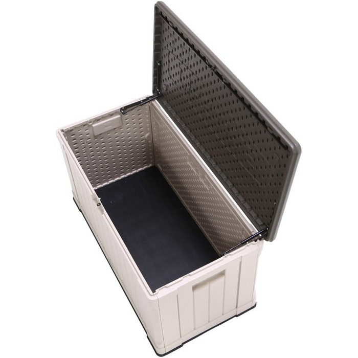 Садовий ящик для зберігання Lifetime 60089, 127x64x67 см, коричневий, стійкий до УФ-випромінювання