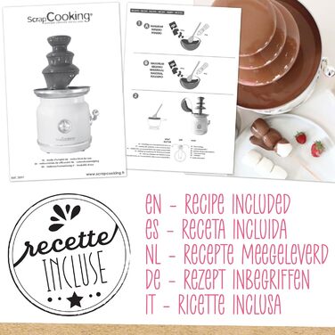 Шоколадний фонтан ScrapCooking 3897, пластик