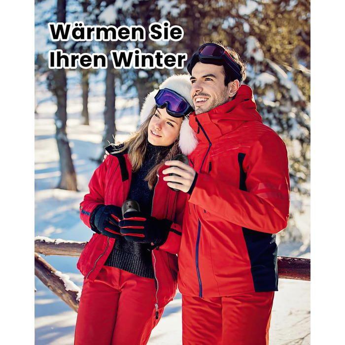 Електричний грієчка Miaton 6000mAh: перезаряджуваний кишеньковий обігрівач для рук, кемпінгу, подарунок