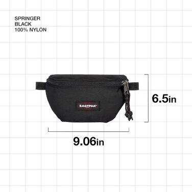 Сумка через плече Eastpak THE ONE, 63 см, 59 л (чорна, комплект з поясною сумкою)