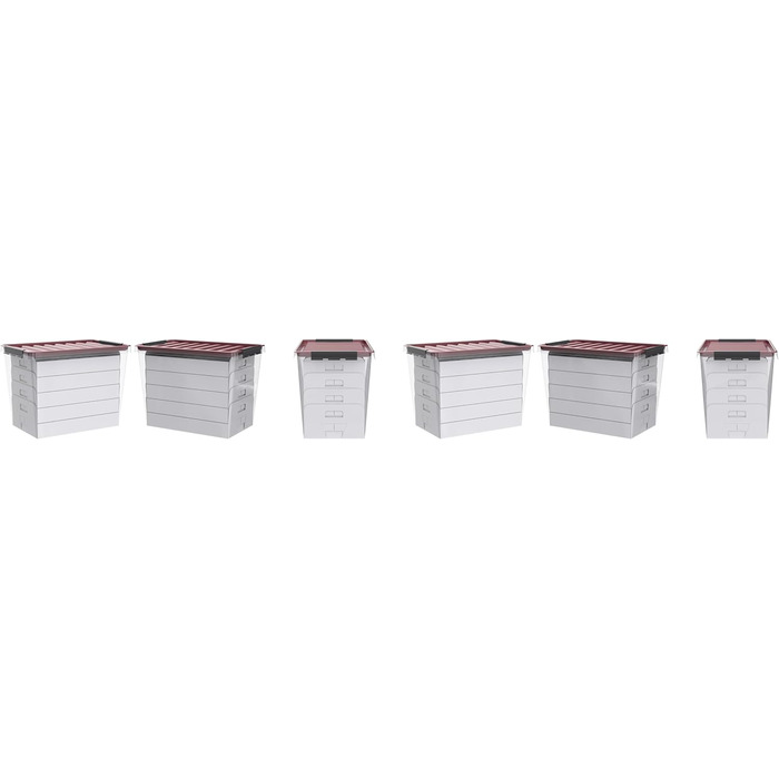 Коробка для зберігання новорічних кулі та прикрас з кришкою | Безпечне та стильне зберігання для Різдва | 61 літр | Без BPA | Набір 1 шт.