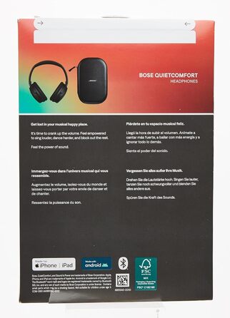 Бездротові накладні навушники Bose QuietComfort з шумозаглушенням, Bluetooth, 24-годинна батарея, білий