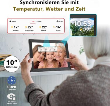 Frameo: Цифровий фоторамка 10.1