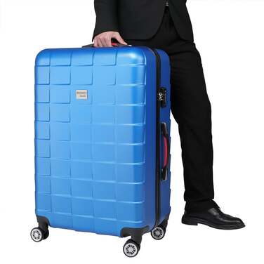 Валіза для подорожей Hard Shell XL Wheels 360º 105L Blue ABS