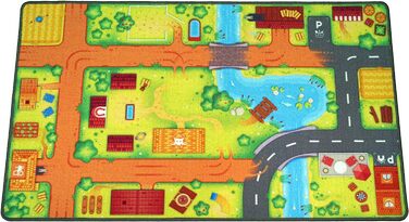 Дитячий килимок HuggyPlay Rug 90 x 150 см (Farm)