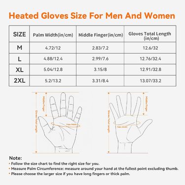 Електричні гріючі рукавички Rasfalo для чоловіків та жінок, акумулятор 2600mAh, 3 режими нагріву, водонепроникні, чорні